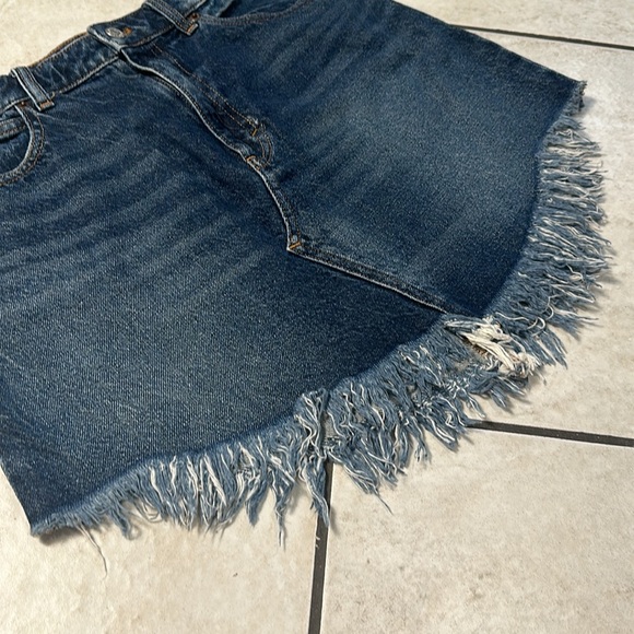 Free People‎ We The Free Bailey Denim Mini Skirt - Picture 4 of 8